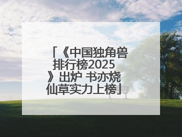 《中国独角兽排行榜2025》出炉 书亦烧仙草实力上榜