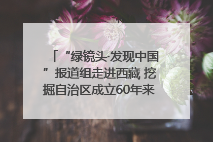 “绿镜头·发现中国”报道组走进西藏 挖掘自治区成立60年来生动气象故事