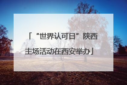 “世界认可日”陕西主场活动在西安举办