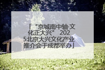 “京城南中轴·文化正大兴” 2025北京大兴文化产业推介会于成都举办