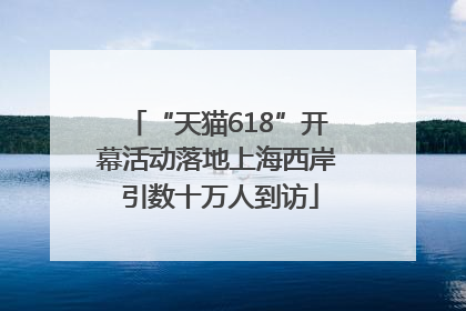 “天猫618”开幕活动落地上海西岸 引数十万人到访