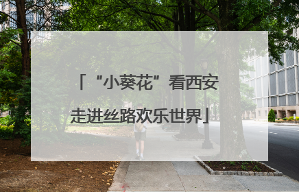 “小葵花”看西安走进丝路欢乐世界
