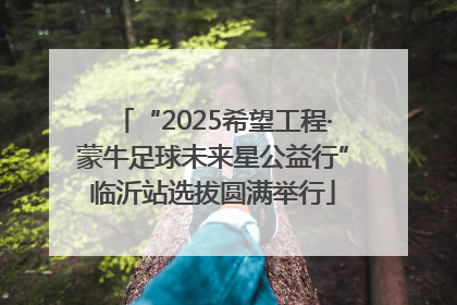 “2025希望工程·蒙牛足球未来星公益行”临沂站选拔圆满举行