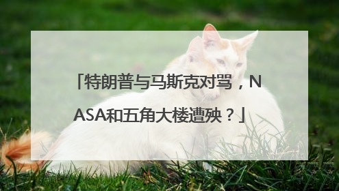 特朗普与马斯克对骂，NASA和五角大楼遭殃？