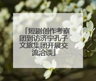 短剧创作考察团到访济宁孔子文旅集团开展交流洽谈