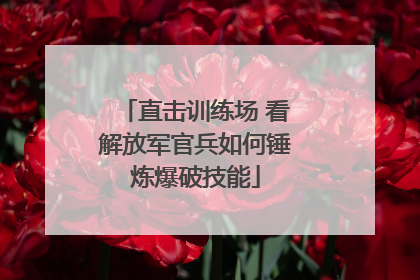直击训练场 看解放军官兵如何锤炼爆破技能