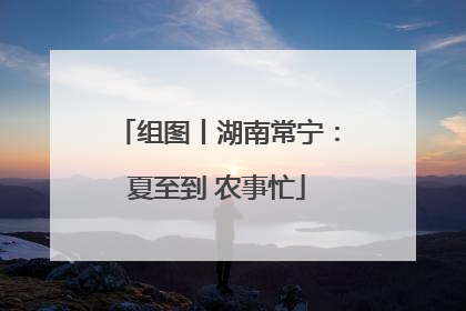 组图丨湖南常宁：夏至到 农事忙