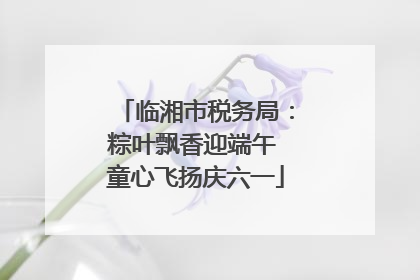 临湘市税务局：粽叶飘香迎端午 童心飞扬庆六一