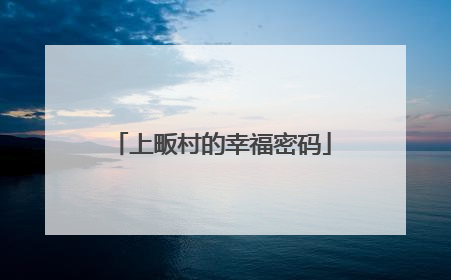 上畈村的幸福密码