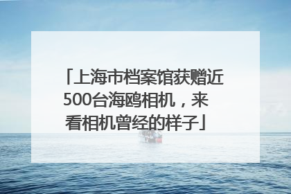 上海市档案馆获赠近500台海鸥相机，来看相机曾经的样子