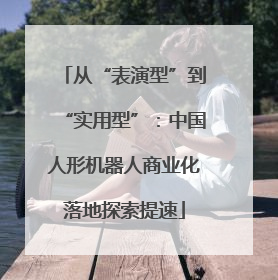 从“表演型”到“实用型”：中国人形机器人商业化落地探索提速