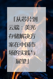 从芯片到云端：美光存储解决方案在中国市场的实践与展望