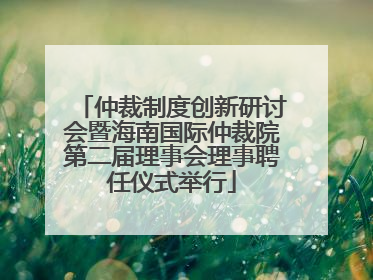 仲裁制度创新研讨会暨海南国际仲裁院第二届理事会理事聘任仪式举行
