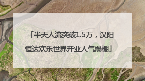 半天人流突破1.5万，汉阳恒达欢乐世界开业人气爆棚