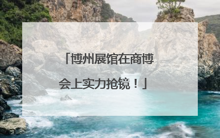 博州展馆在商博会上实力抢镜！