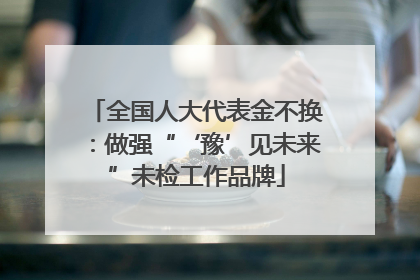 全国人大代表金不换：做强“‘豫’见未来”未检工作品牌