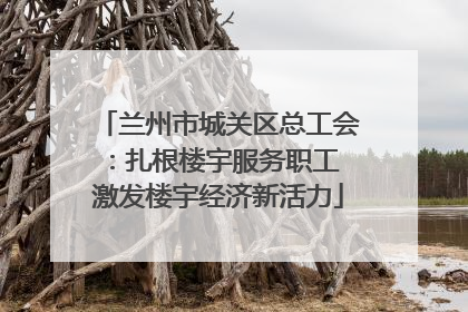 兰州市城关区总工会：扎根楼宇服务职工 激发楼宇经济新活力