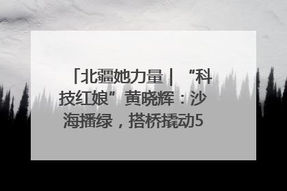 北疆她力量｜“科技红娘”黄晓辉：沙海播绿，搭桥撬动5.3亿研发
