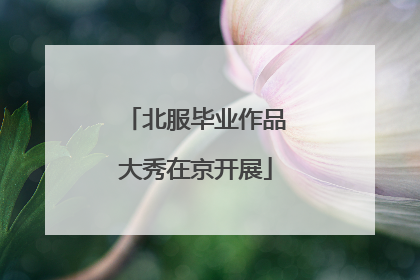 北服毕业作品大秀在京开展