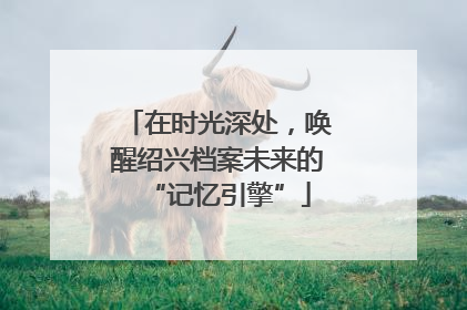 在时光深处，唤醒绍兴档案未来的“记忆引擎”
