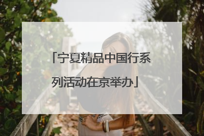 宁夏精品中国行系列活动在京举办