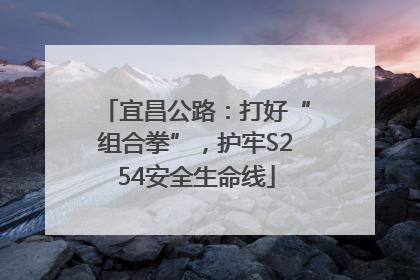 宜昌公路：打好“组合拳”，护牢S254安全生命线