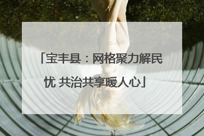 宝丰县：网格聚力解民忧 共治共享暖人心
