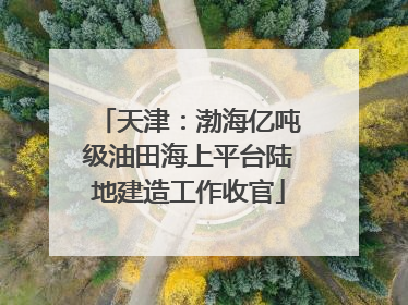 天津：渤海亿吨级油田海上平台陆地建造工作收官