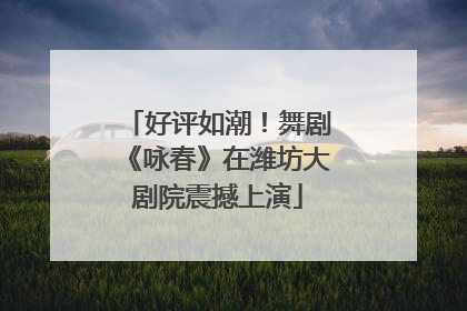 好评如潮！舞剧《咏春》在潍坊大剧院震撼上演