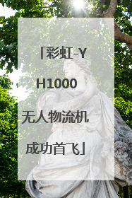 彩虹-YH1000无人物流机成功首飞