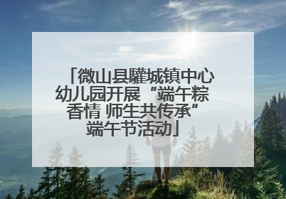 微山县驩城镇中心幼儿园开展“端午粽香情 师生共传承”端午节活动