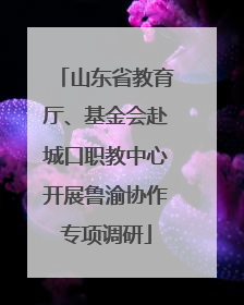 山东省教育厅、基金会赴城口职教中心开展鲁渝协作专项调研