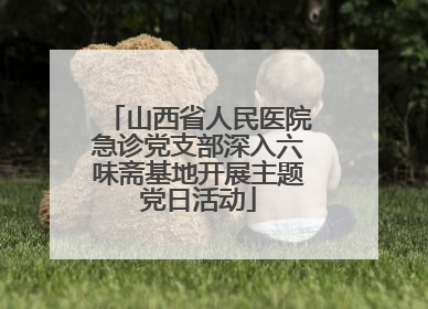 山西省人民医院急诊党支部深入六味斋基地开展主题党日活动