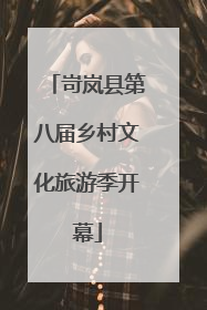 岢岚县第八届乡村文化旅游季开幕