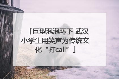 巨型泡泡环下 武汉小学生用笑声为传统文化“打call”