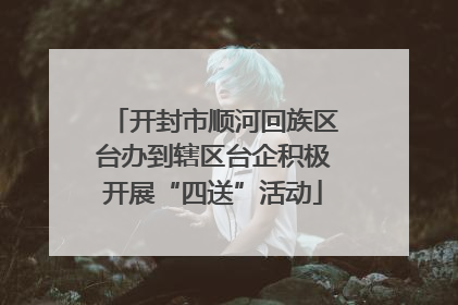 开封市顺河回族区台办到辖区台企积极开展“四送”活动