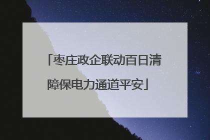 枣庄政企联动百日清障保电力通道平安