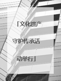 文化遗产守护传承活动举行