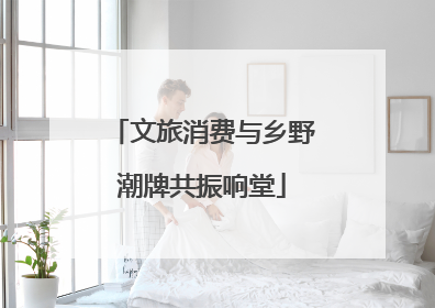文旅消费与乡野潮牌共振响堂