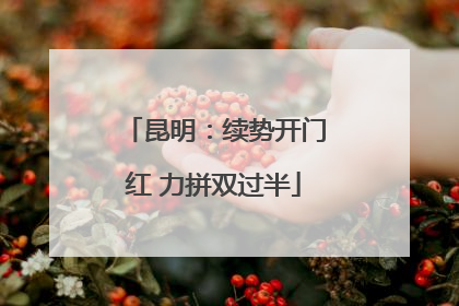 昆明：续势开门红 力拼双过半