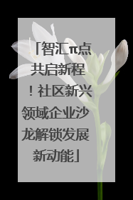 智汇π点 共启新程！社区新兴领域企业沙龙解锁发展新动能
