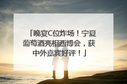 晚宴C位炸场！宁夏葡萄酒亮相西博会，获中外嘉宾好评！