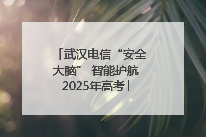 武汉电信“安全大脑” 智能护航2025年高考