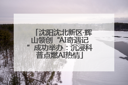 沈阳沈北新区·辉山领创“AI奇遇记”成功举办：沉浸科普点燃AI热情
