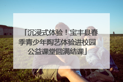 沉浸式体验！宝丰县春季青少年陶艺体验进校园公益课堂圆满结课