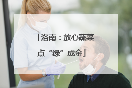 洛南：放心蔬菜点“绿”成金