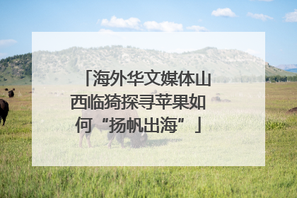 海外华文媒体山西临猗探寻苹果如何“扬帆出海”