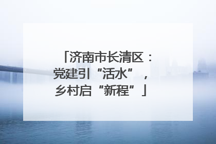济南市长清区：党建引“活水”，乡村启“新程”