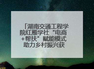 湖南交通工程学院红雁学社“电商+帮扶”赋能模式 助力乡村振兴获帮扶乡镇好评