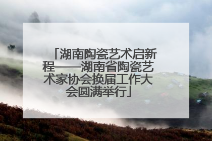 湖南陶瓷艺术启新程——湖南省陶瓷艺术家协会换届工作大会圆满举行